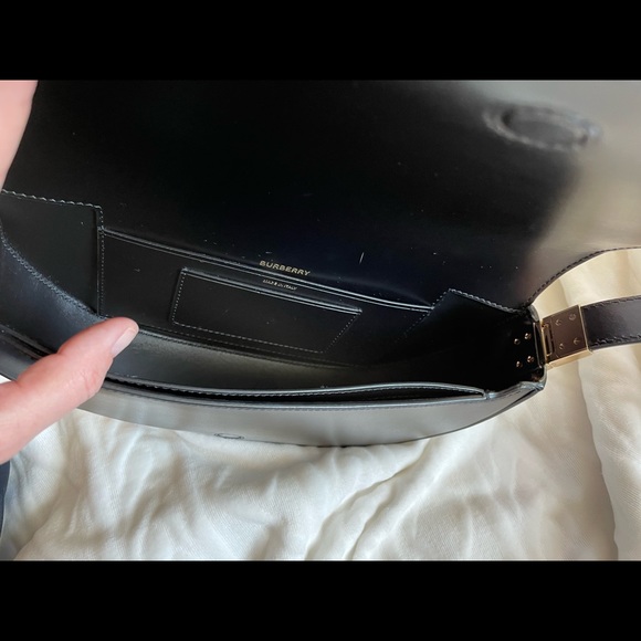 Authentic Burberry Small Leather Olympia Bag - Picture 11 of 16